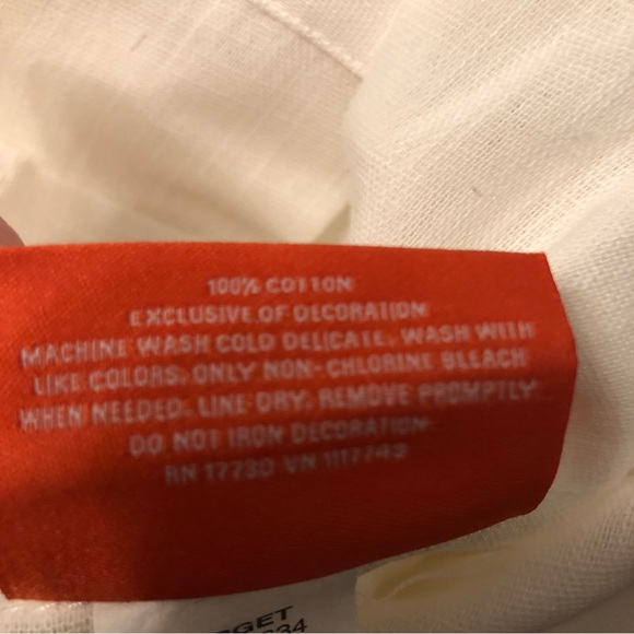 NWOT Opalhouse Light Filtering Lace Trim Curtain Panel 42” X 84” - Picture 8 of 13